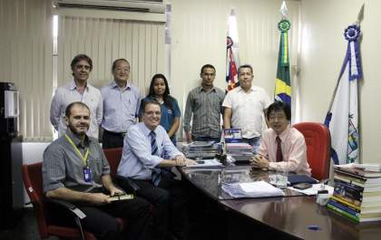 Jamil recebe visita do novo gerente do Banco do Brasil