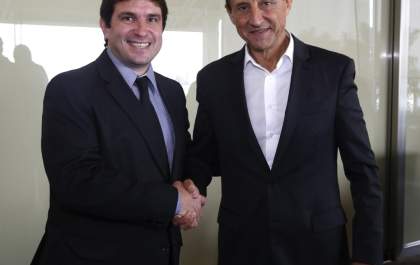 Paulo Skaf se encontracom Maurício Carneiro