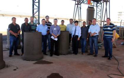 Fábrica de tubos do Governo de Andradina instalada na Penitenciária inicia produção
