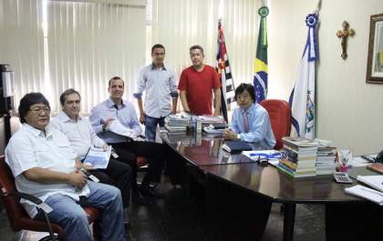 Jamil recebe visita de novo gerente da Caixa Econômica Federal