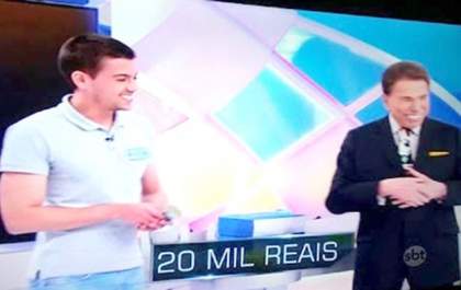 Tupiense fatura R$ 20 mil em programa do SBT