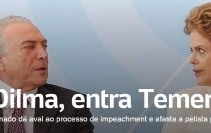 SAI DILMA ENTRA TEMER