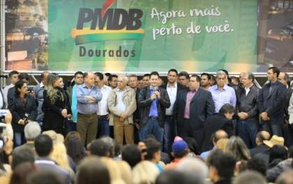Em ato político no interior, André diz acreditar na reestruturação do PMDB