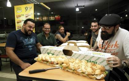 Uma noite com os meninos