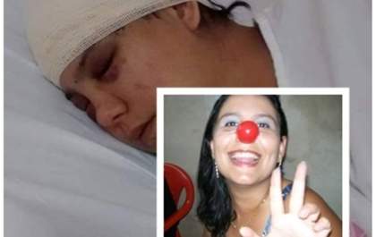 Mulher agredida a machadadas pelo namorado precisa de ajuda