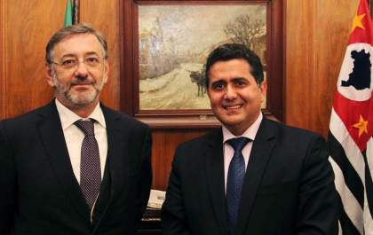 Secretário da Justiça e da Defesa da Cidadania recebe Marcos Pilla