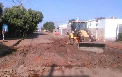 Reparos na Rua Yamaguti Kankiti serão concluídos neste sábado