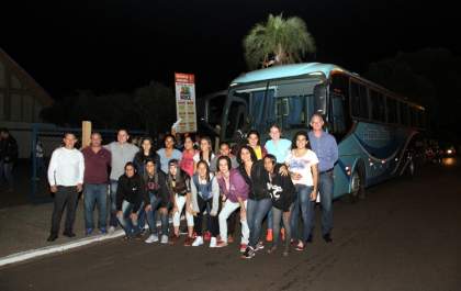 Atletas de Andradina embarcam para os Jogos Abertos da Juventude