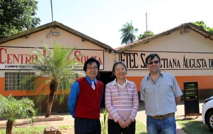 Prefeito Jamil faz visita à escola técnica agrícola
