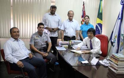 Jamil recebe visita de comandante da Policia Rodoviária de Andradina