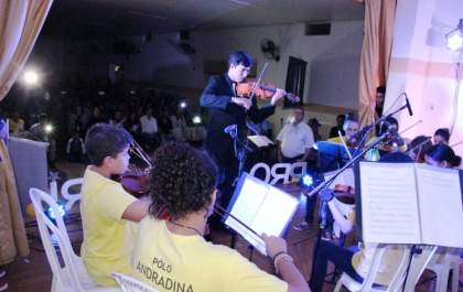 Calendário de festejos do Governo de Andradina teve apresentação pelos 10 anos do Projeto Guri