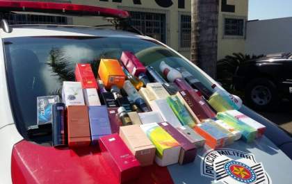 Produtos furtados são recuperados pela Polícia