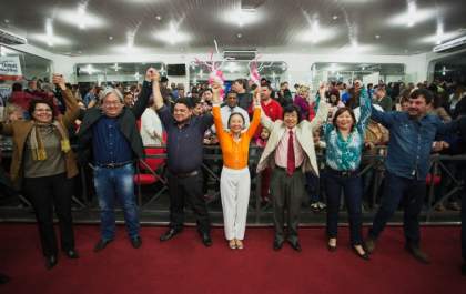 Com apoio de 11 partidos, Tamiko Inoue é lançada pré-candidata à prefeitura