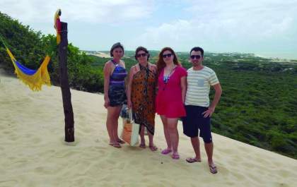 Comemorando o aniversário em Natal