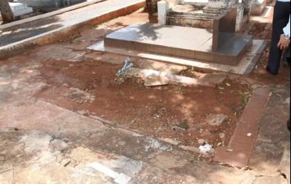 Quadra 06 do Cemitério de Andradina está sendo regularizada