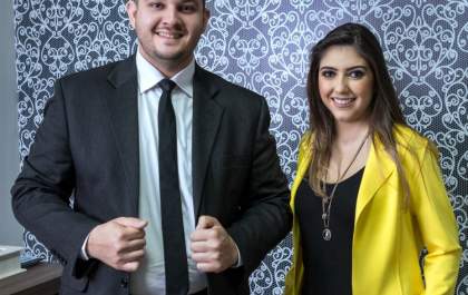 Rafael e Lívia: jovens e engajados