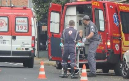Gestante acidentada dá à luz, mas bebê está em estado grave