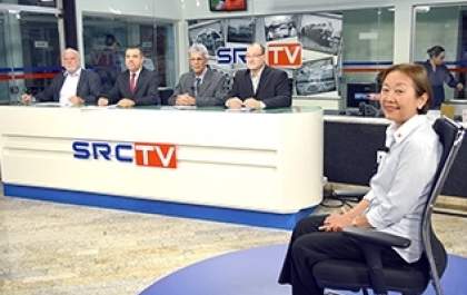 Professora Tamiko é entrevistada pelo SRC
