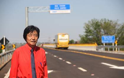 Jamil acompanha abertura da nova ponte entre SP e MS