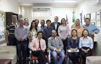 Jamil recebe Governador do Rotary em visita ao município
