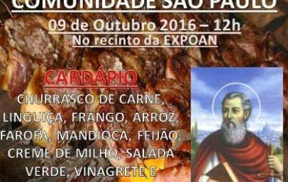 Comunidade São Paulo promove 8º almoço beneficente
