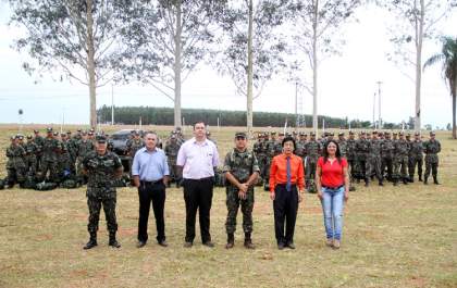 Jamil acompanha treinamento dos TGs de Andradina, Guararapes e Araçatuba