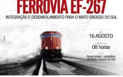 Audiência discute nesta sexta-feira ampliação de ferrovia em MS