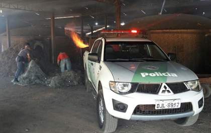 Piracema: Polícia Ambiental incinera mais de 5 mil metros de rede