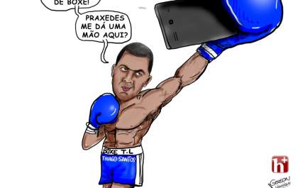 Charge: Thiago Santos, um dos principais boxeadores de Três Lagoas