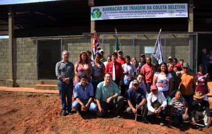 Governo de Andradina inaugura Barracão de Coleta Seletiva