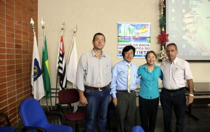 Jamil e Tamiko participam da última assembleia de 2016 do Comitê da Bacia Hidrográfica do Baixo Tietê