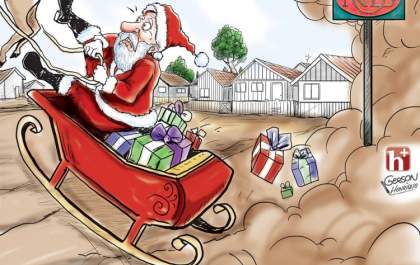 Papai Noel na região da NOB
