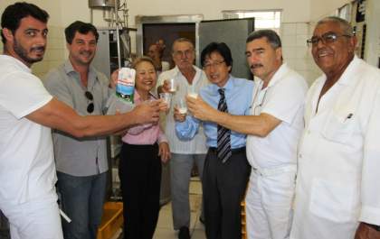 Jamil e Tamiko fazem visita a Associação dos Produtores de Leite