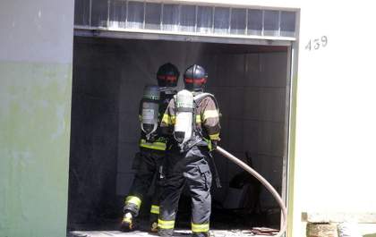 Trabalhador fica ferido em incêndio com botijão de gás