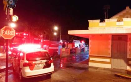 Policia investiga se incêndio em Centro Cultural foi criminoso