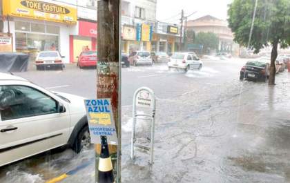 Forte chuva causa transtornos em Dracena e inundações em estradas da região
