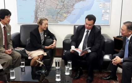 Tamiko se reúne com o ministro Kassab em Brasília