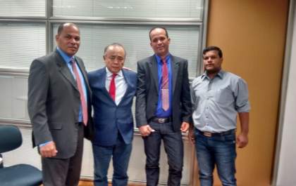 Em viagem, Hernani da Bahia procura investimentos em Educação e Esporte