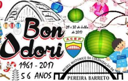 Bon Odori será dia 29 e 30 de julho em Pereira Barreto, confirma ACEP