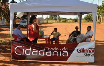 Tenda da Cidadania Gilmar Garcia é levada para o Jardim Carandá