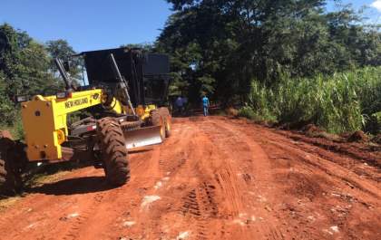 Prefeitura de Nova Independência recupera estradas rurais do Município