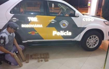 Pedreiro é preso pelo TOR com travesseiro recheado de droga