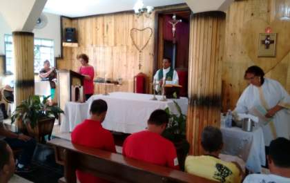 Reinauguração da Capela N. S. Fatima no Recanto do Senhor Jesus
