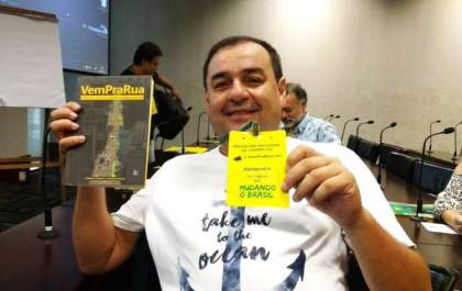 Combate à corrupção e renovação política são os alvos do movimento “Vem Pra Rua”