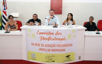 Governo de Andradina realiza encontro entre profissionais da rede de atenção psicossocial