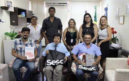 Governo de Andradina recebe equipe do Sesc de Artes