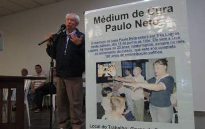 Medium de Cura Paulo Neto Atende 03 de Junho Três Lagoas(MS) e Ilha Solteira(SP)