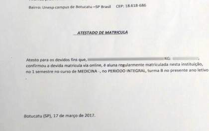 Aluna de 16 anos não passou em Medicina