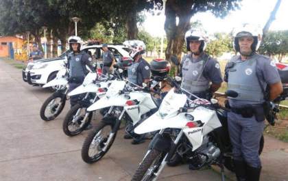 PM faz operação “Cavalo de Aço” em Andradina