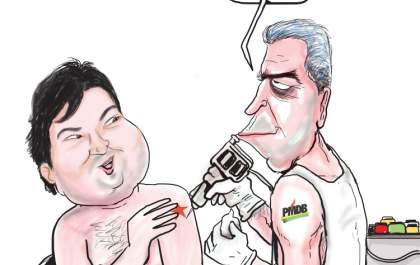 Charge: Estrelinha do PMDB
